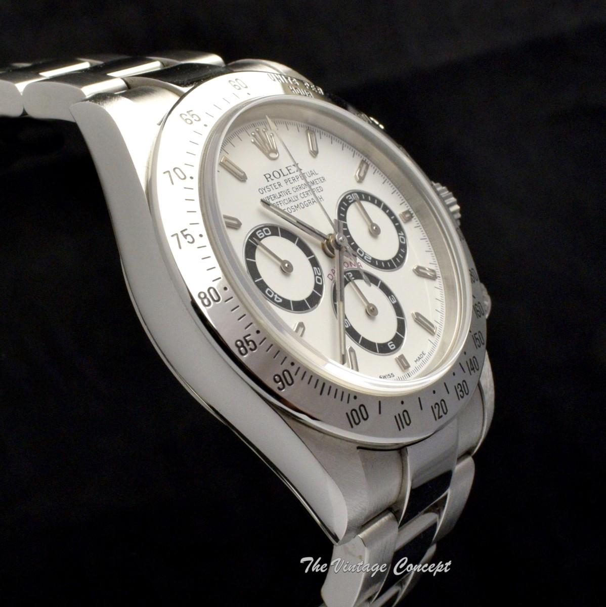 Rolex Steel Daytona Cosmograph "A Series" White Dial 16520 (Full Set) (SOLD)