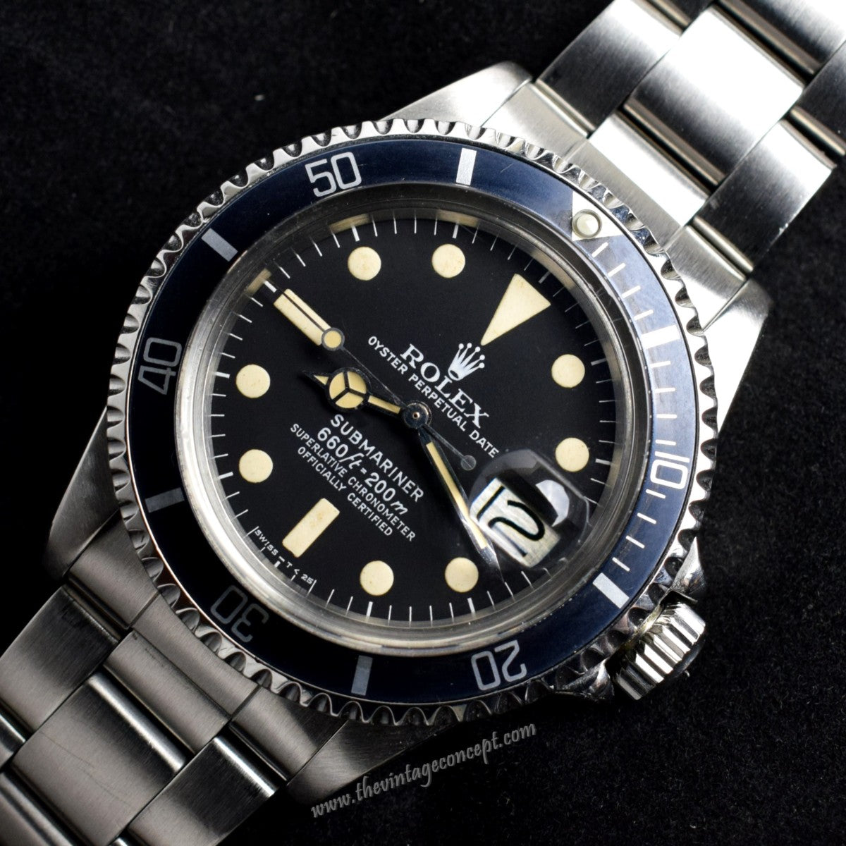 Rolex Submariner Matte Dial 1680 with Services Paper & Invoice ( SOLD )