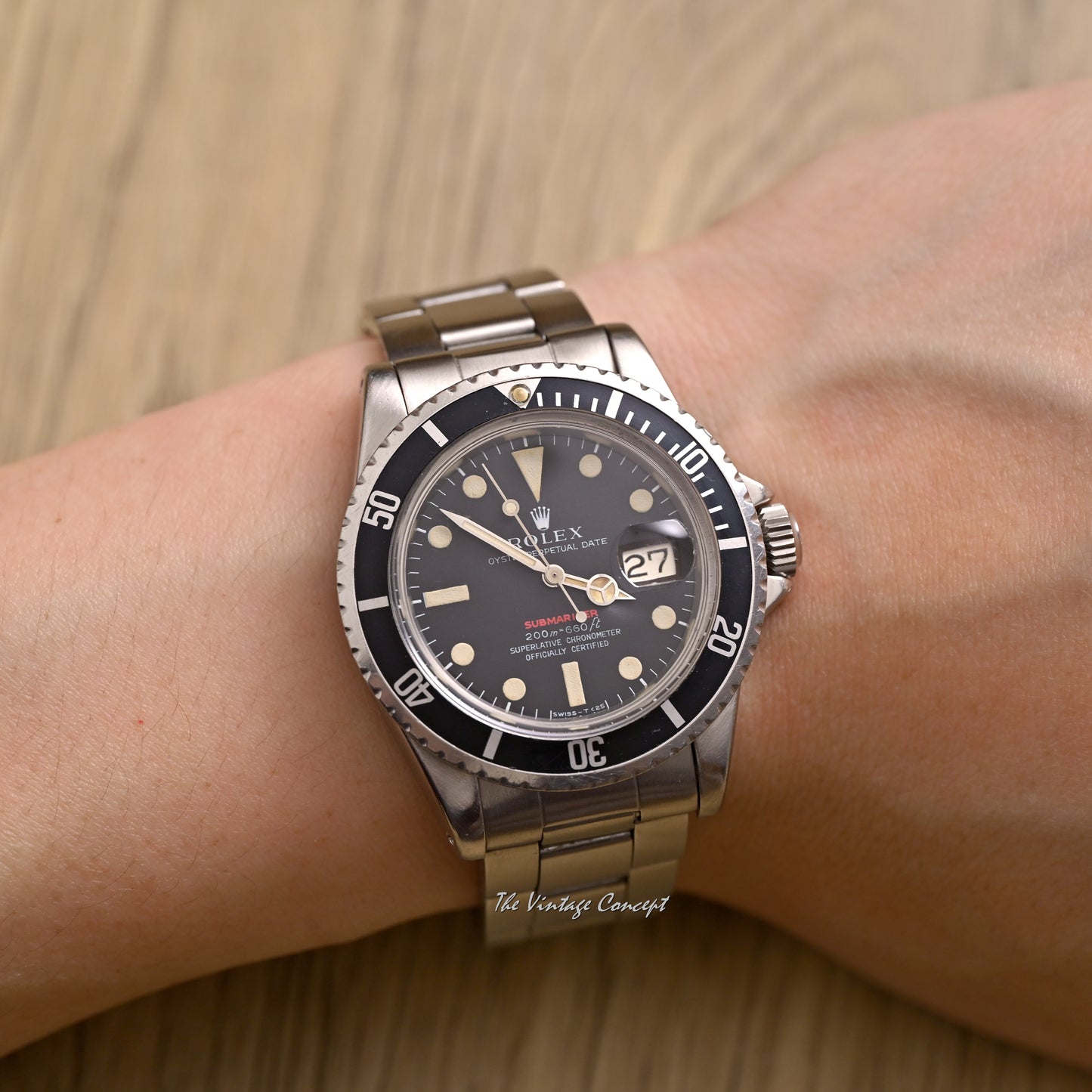 Rolex Steel Submariner Single Red Matte Dial Mark II Ref. 1680