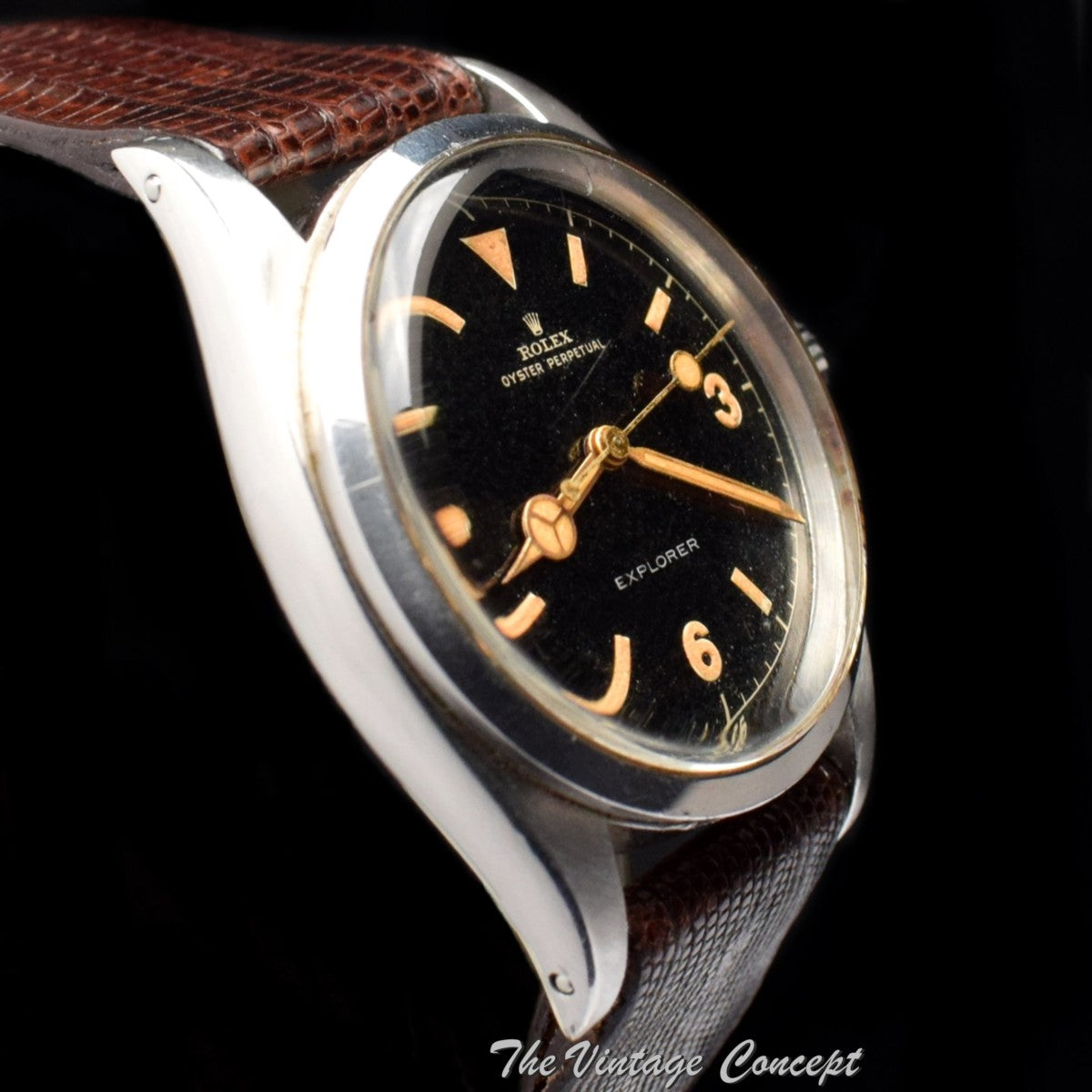 Rolex Explorer Gilt Dial 6150 w/ Purchase Invoice & Documents (SOLD)