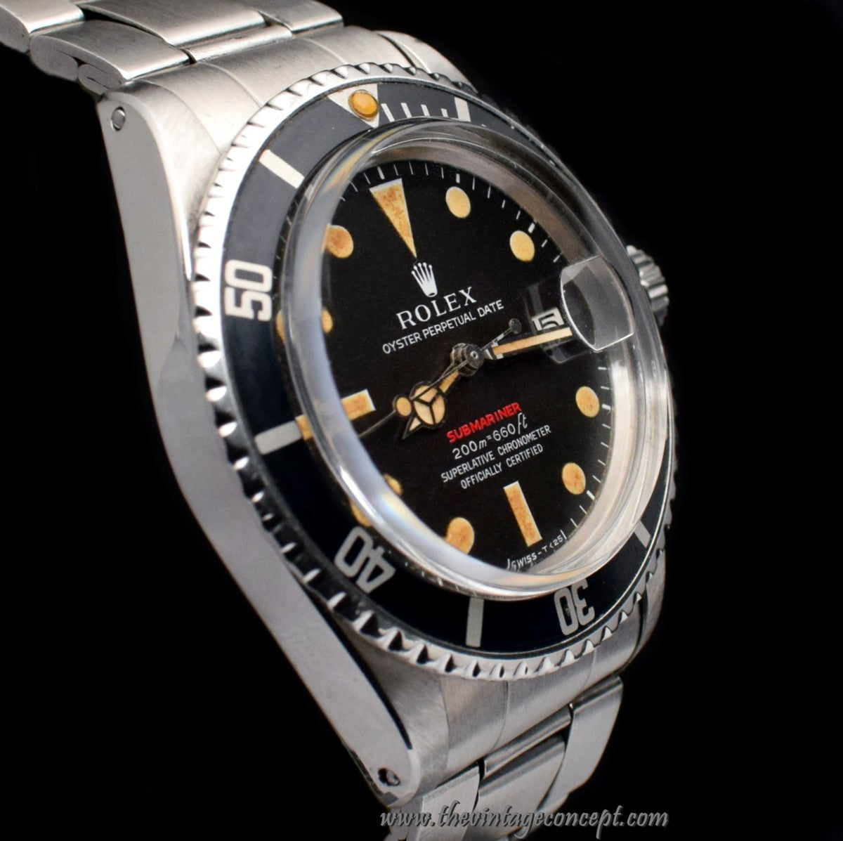 Rolex Submariner Single Red MK II Chocolate Dial 1680 (SOLD)