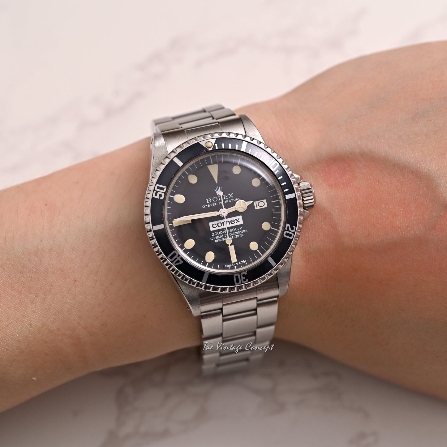Rolex Steel Sea-Dweller COMEX Matte Dial w/ service paper Ref. 1665