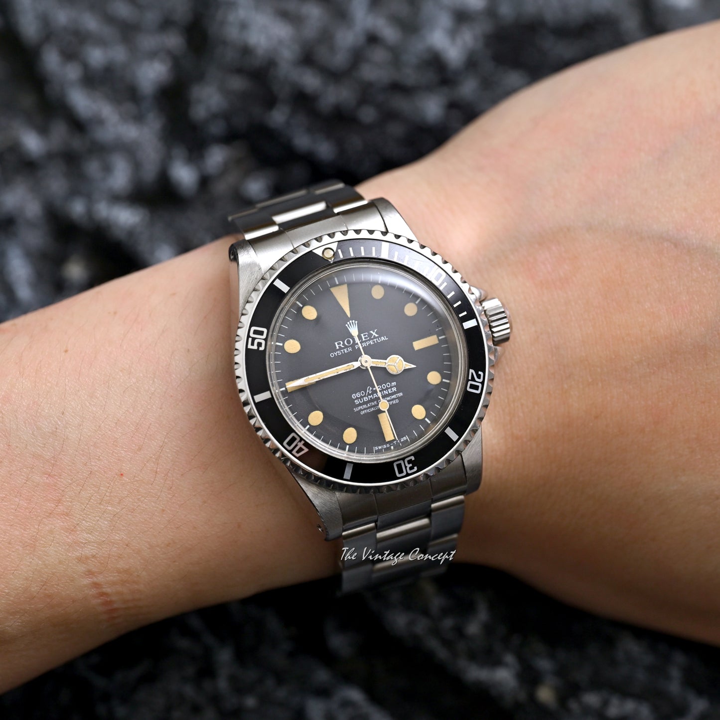 Rolex Steel No Date Submariner 4 Lines w/ Bracelet Ref. 5512