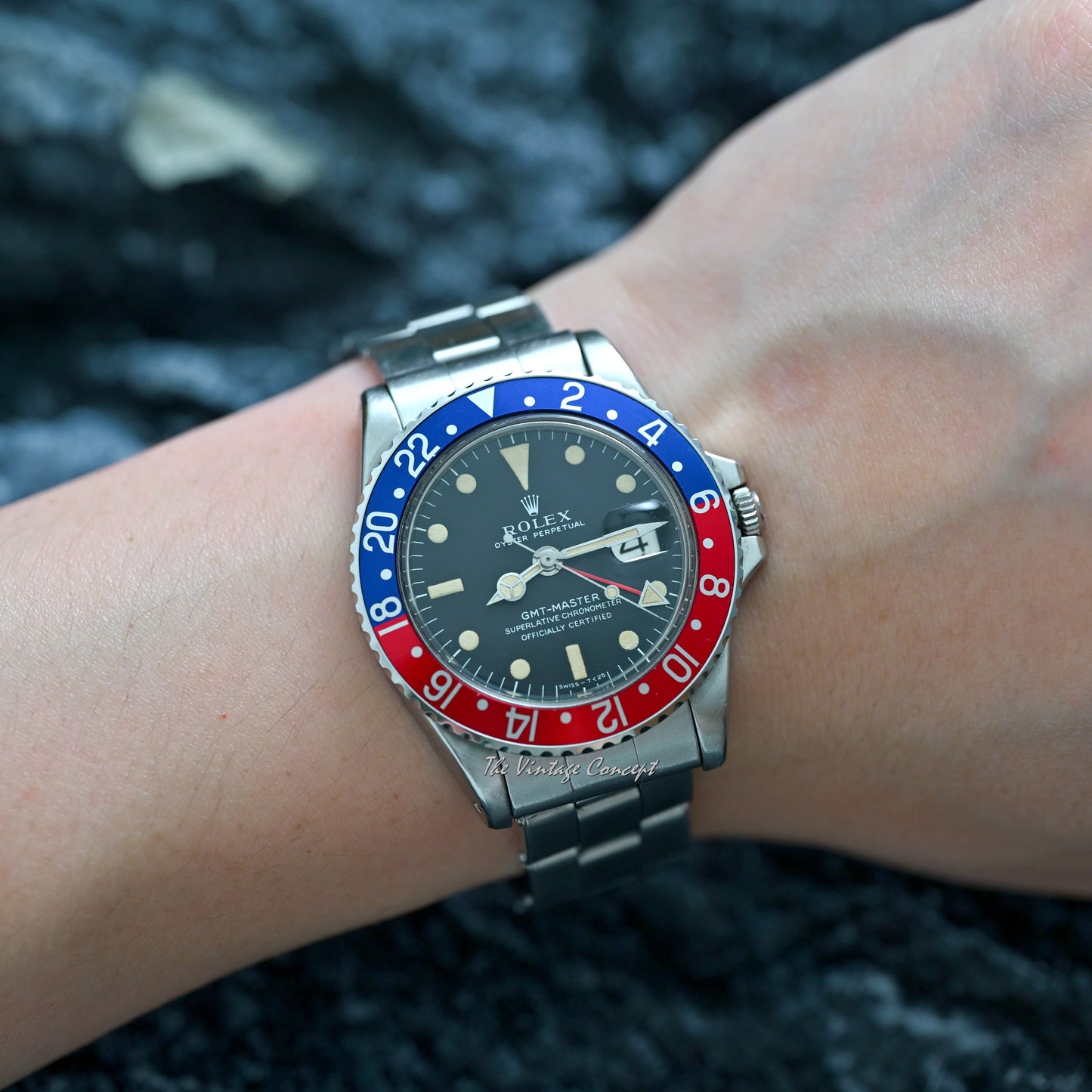 Rolex Steel GMT-Master Pepsi Matte Dial Long E MK I 1675 (ON HOLD)