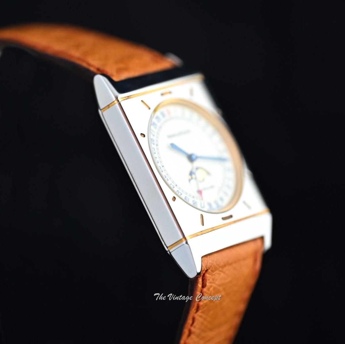 Jaeger-LeCoultre Steel Tank Moon phase Quartz 400.6.20 w/ Box (SOLD)