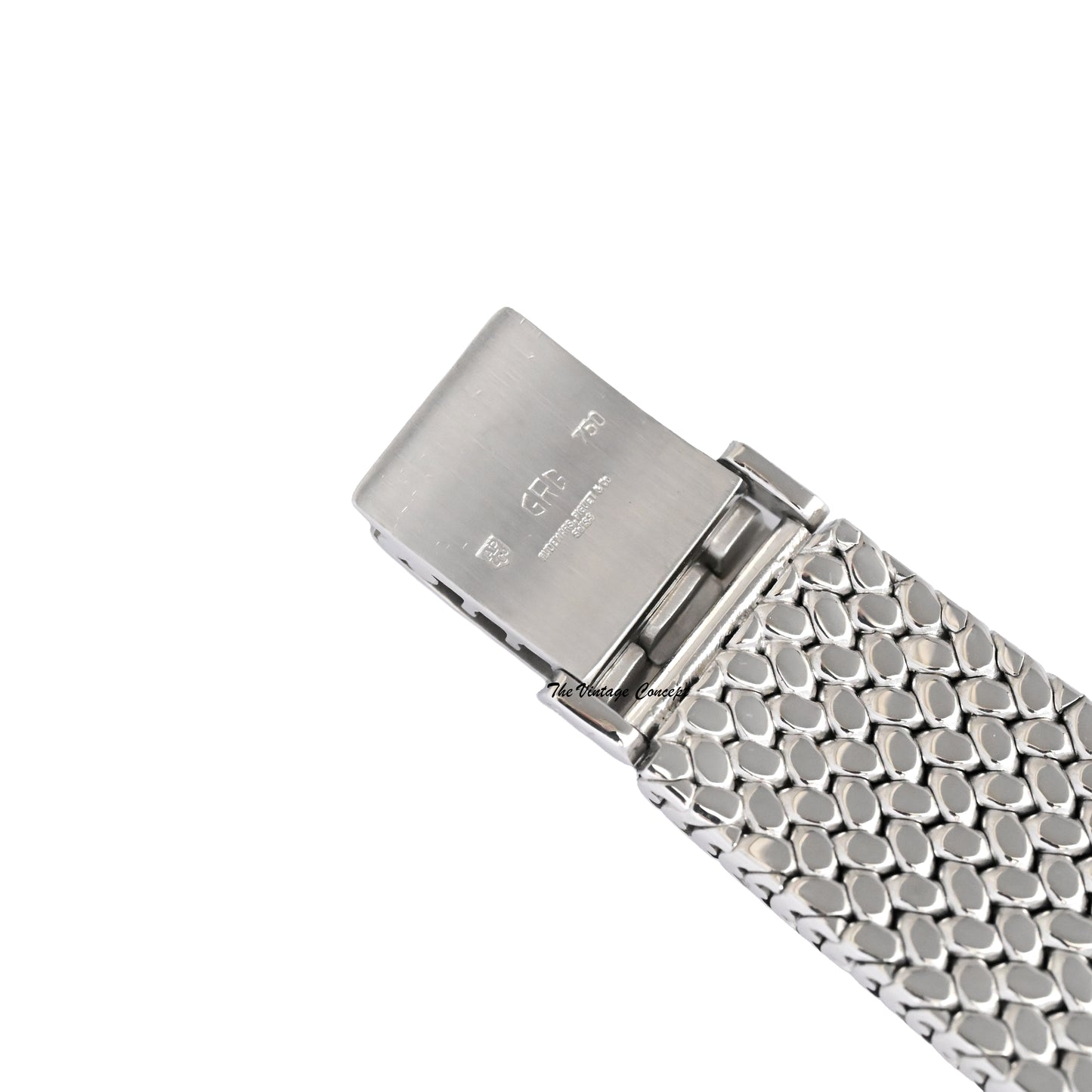 Audemars Piguet 18K White Gold Blue Dial Diamond Index