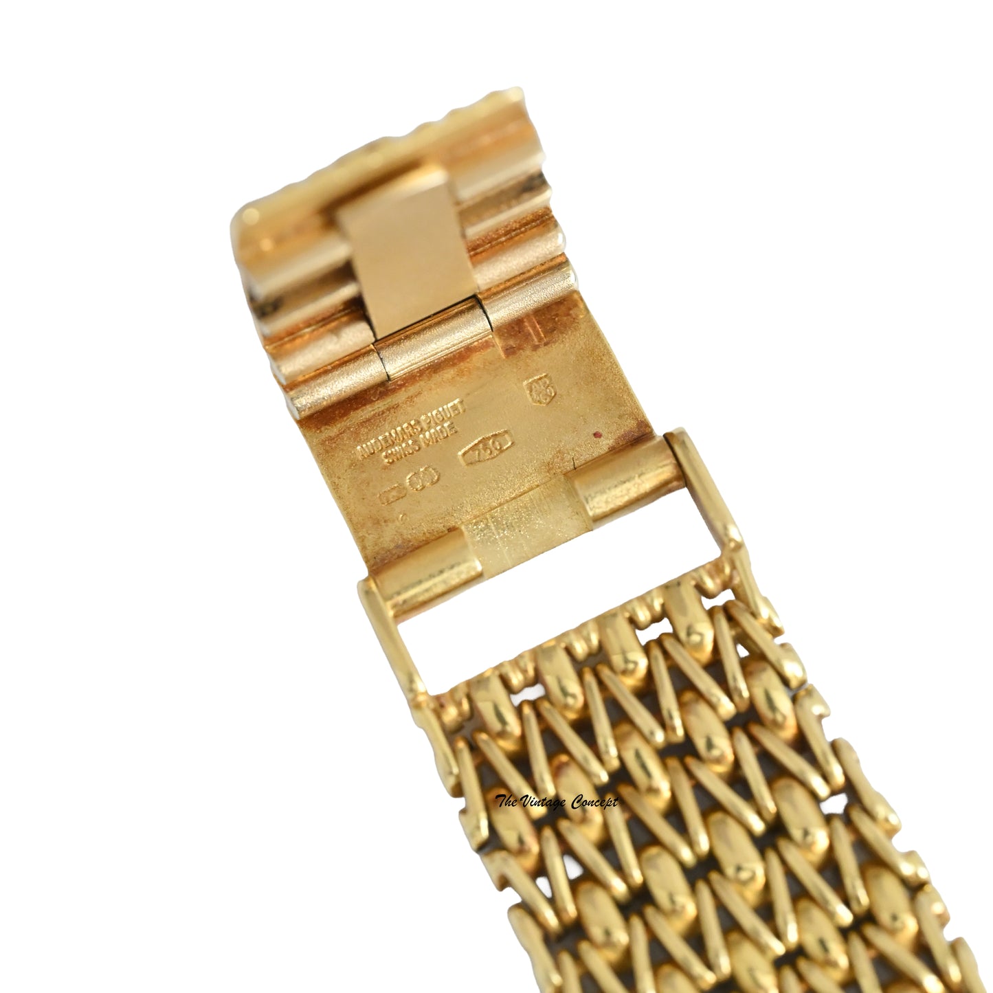 Audemars Piguet 18K 31mm Yellow Gold Quartz with Diamond Ruby Index Bezel