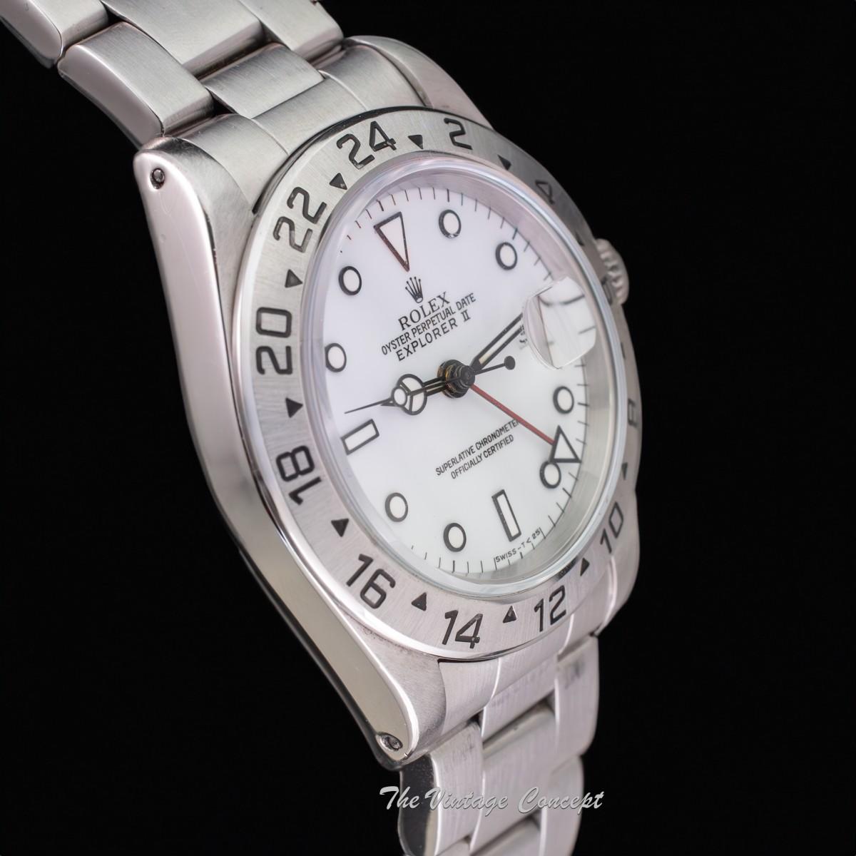 Rolex Explorer II White Dial 16570 (SOLD)