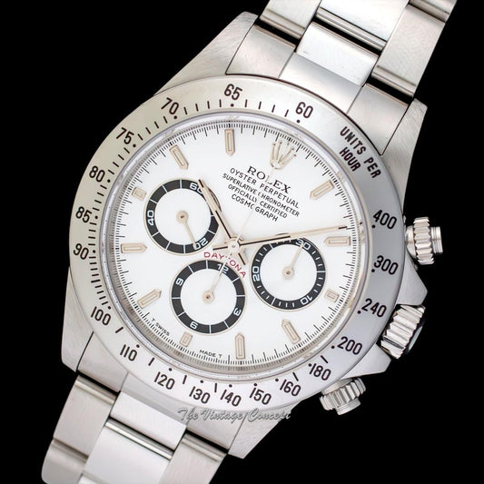 Rolex Steel Cosmograph Daytona White Dial 16520 (Full Set) (SOLD)