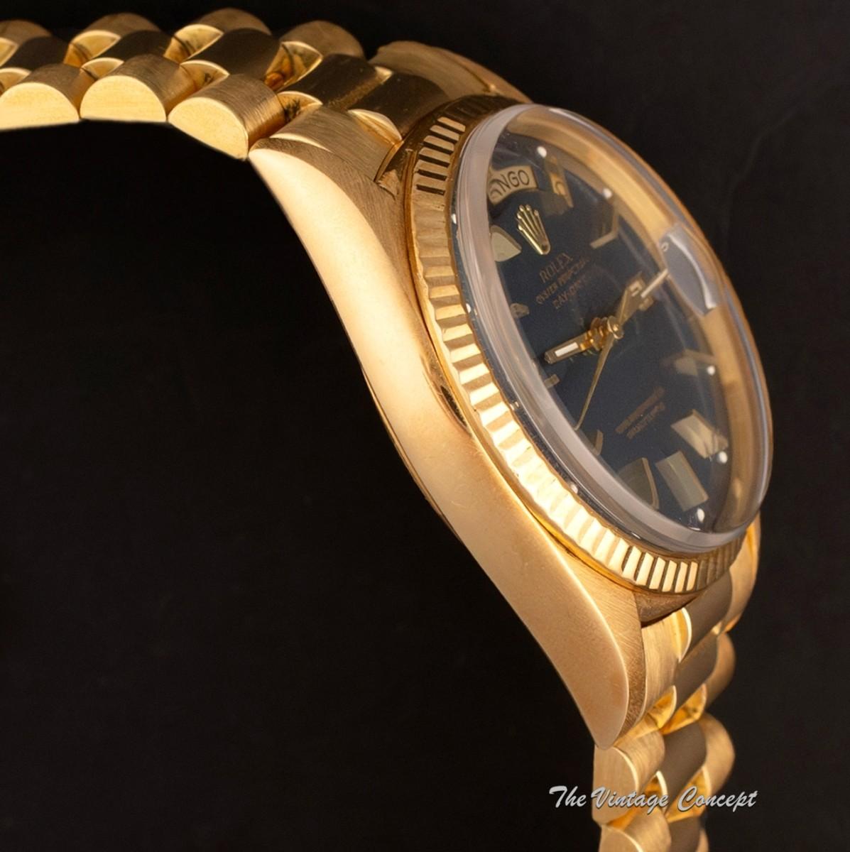 Rolex Day-Date 18K Yellow Gold Blue Dial 1803 (SOLD)