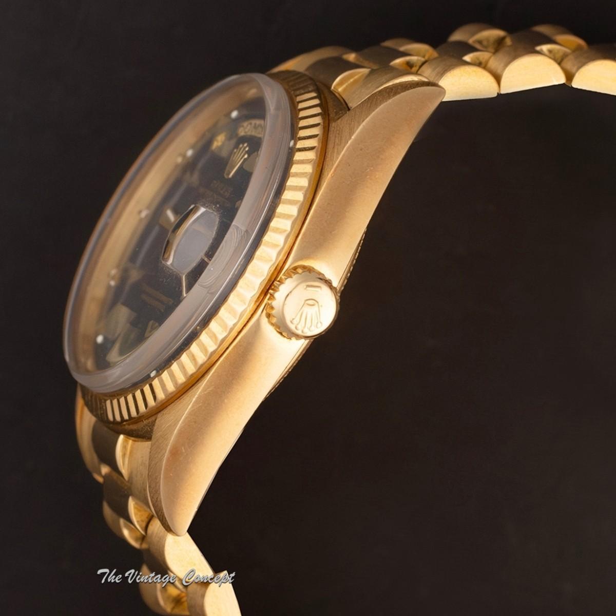 Rolex Day-Date 18K Yellow Gold Blue Dial 1803 (SOLD)