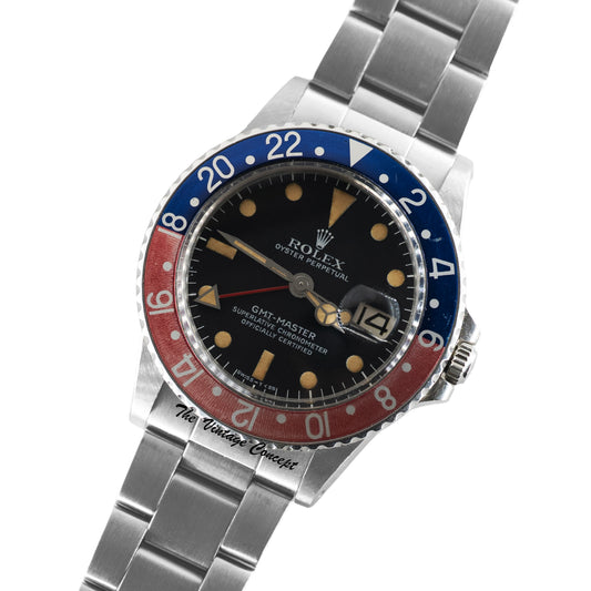 Rolex Steel GMT-Master Matte Dial 1675