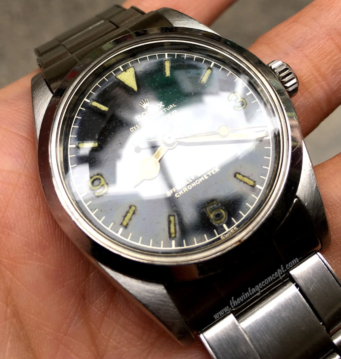 Rolex Explorer Gilt Dial OCC 1016 (SOLD)