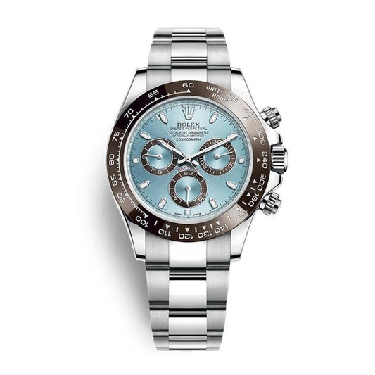 Brand New Rolex Daytona Platinum Ice Blue Dial 116506-0001 (Full Set)