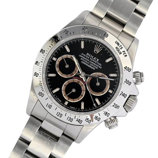 Rolex Daytona 16520 “Patrizzi” Stainless Steel Black Dial Chronograph