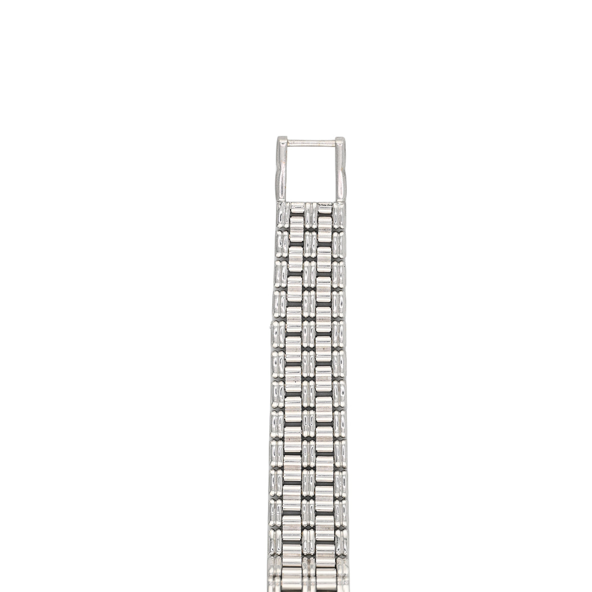Audemars Piguet White Gold and Diamond-Set Bracelet Watch with Black Onyx Dial