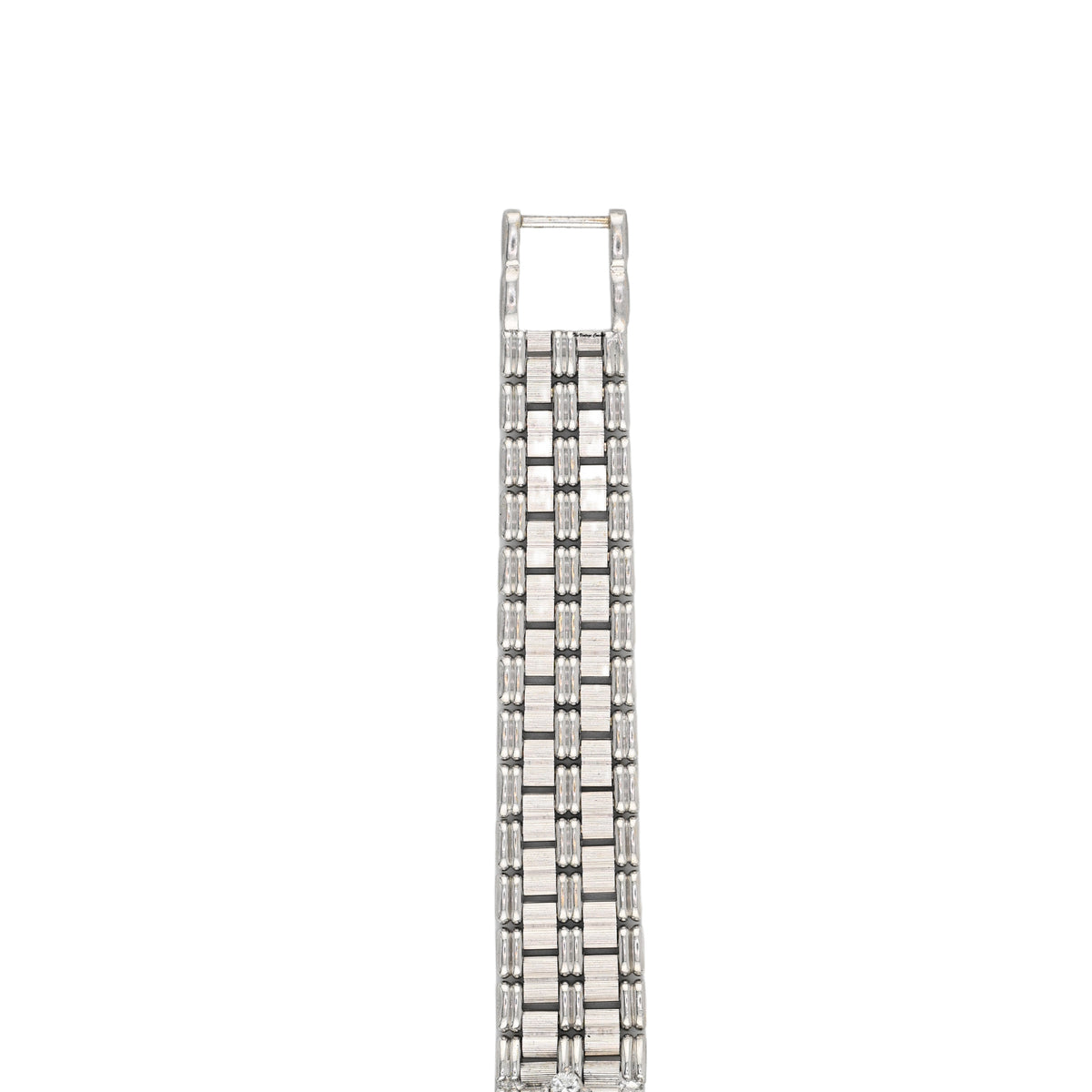 Audemars Piguet White Gold and Diamond-Set Bracelet Watch with Black Onyx Dial