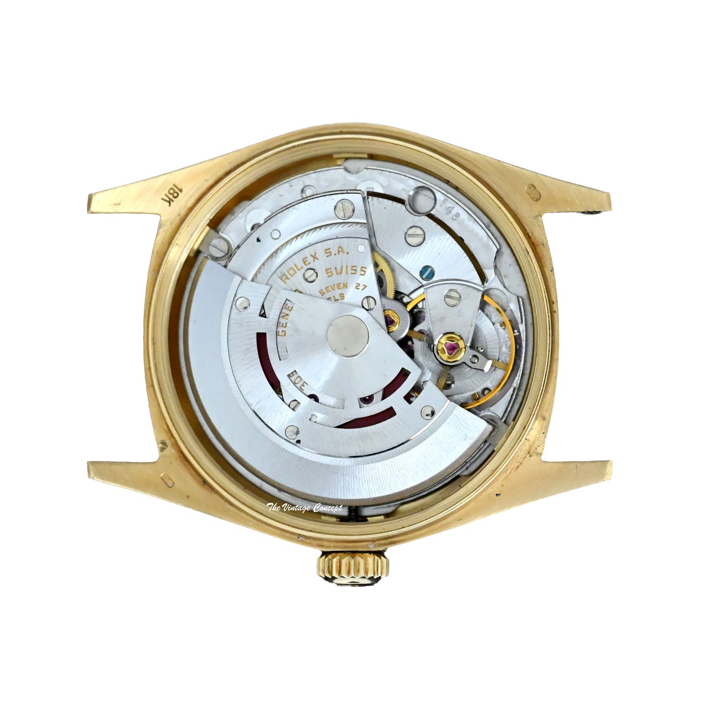 Rolex Day Date 18K Yellow Gold 18038 White Roman