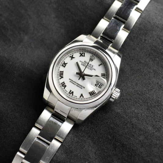 Rolex Lady Datejust White Dial Roman Indexes 179160 (SOLD)