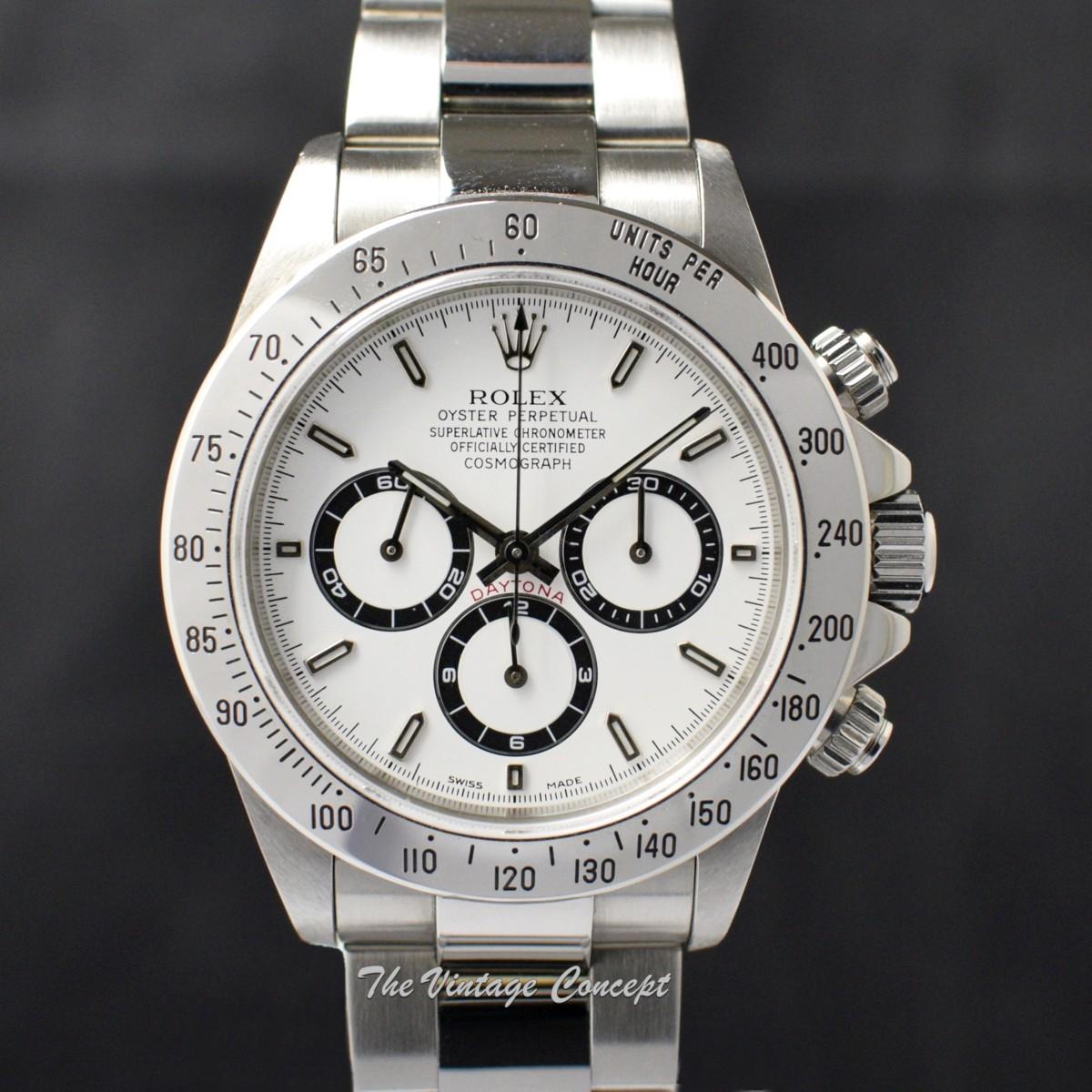 Rolex Steel Daytona Cosmograph "A Series" White Dial 16520 (Full Set)  (SOLD)