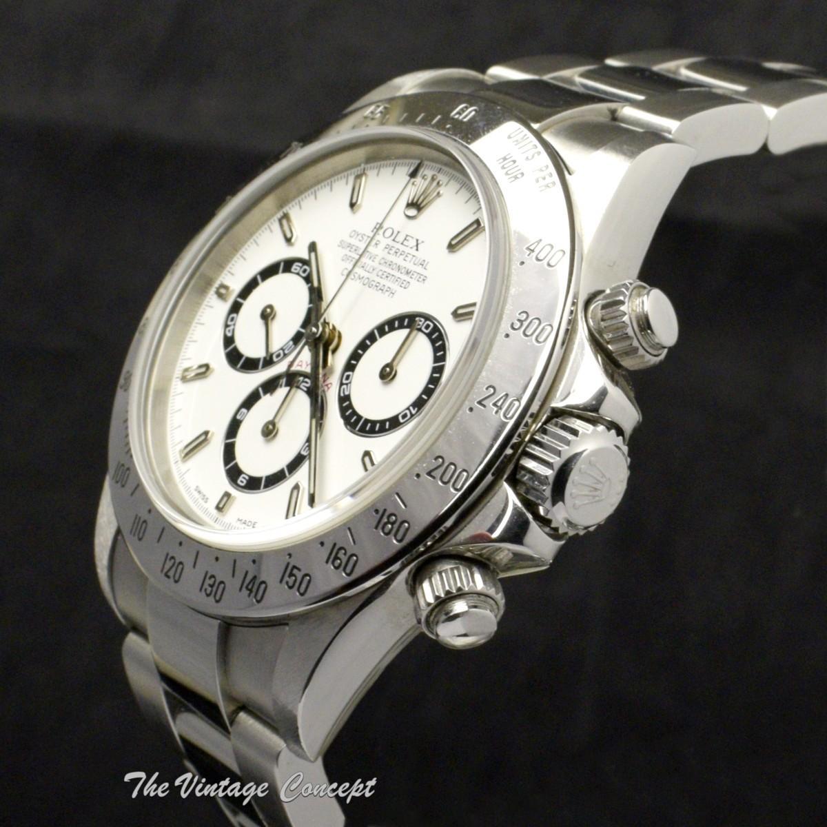 Rolex Steel Daytona Cosmograph "A Series" White Dial 16520 (Full Set)  (SOLD)