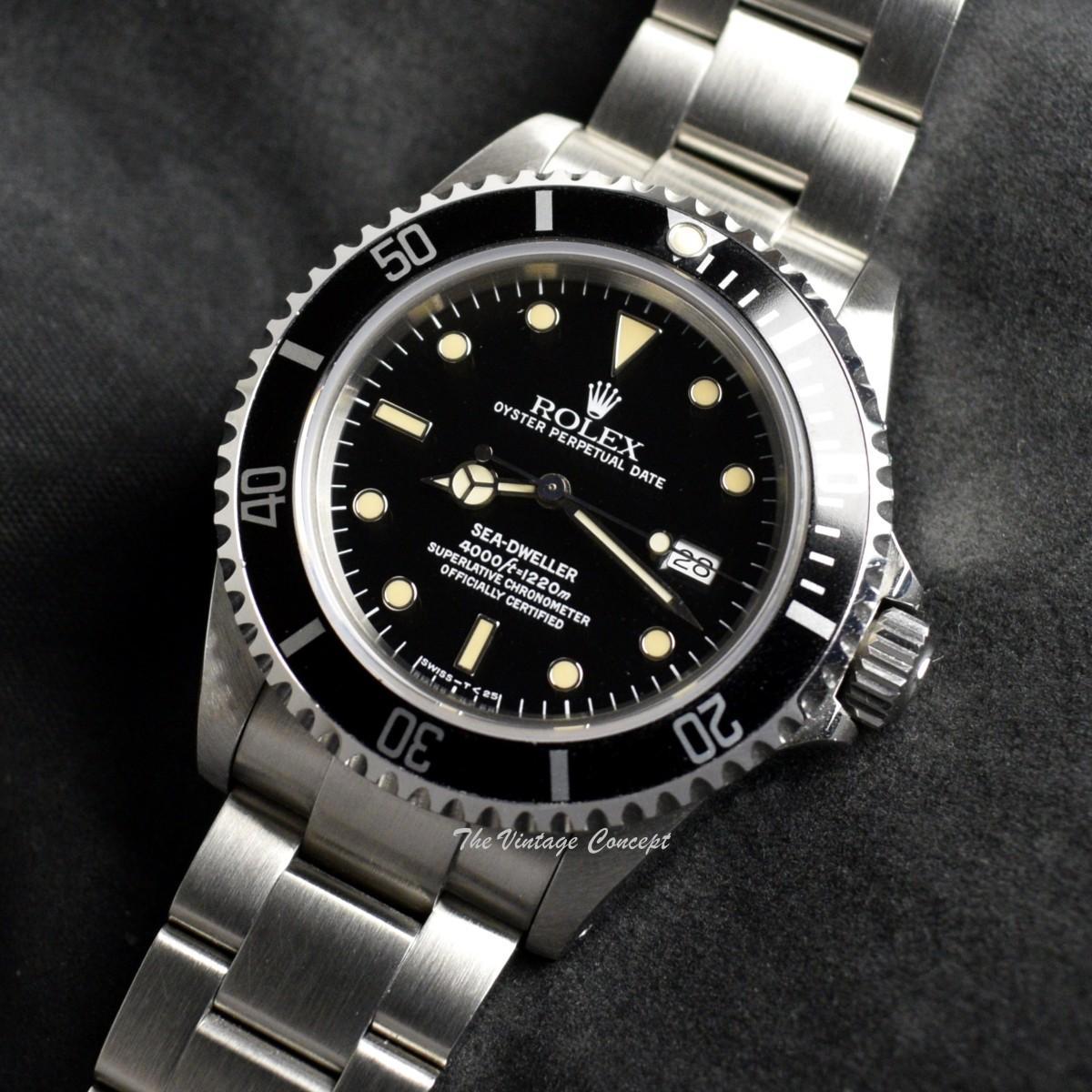 Rolex Sea-Dweller Creamy 16600 w/ Original Paper (SOLD)