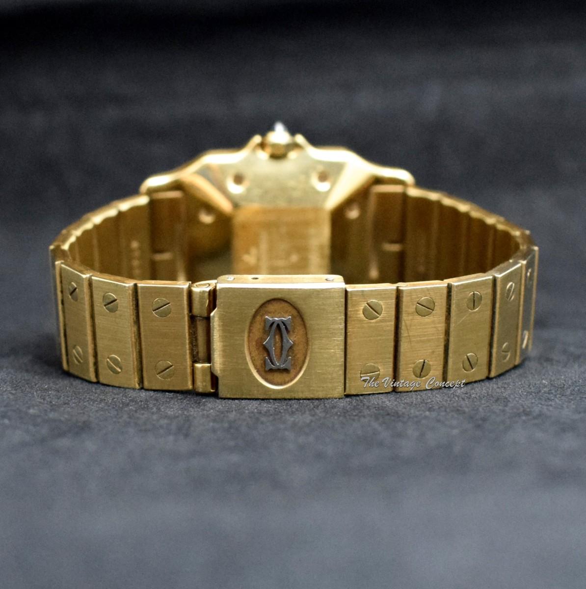 Cartier 18K Yellow Gold Santos Or Massif Automatic 2960 w/ Bracelet