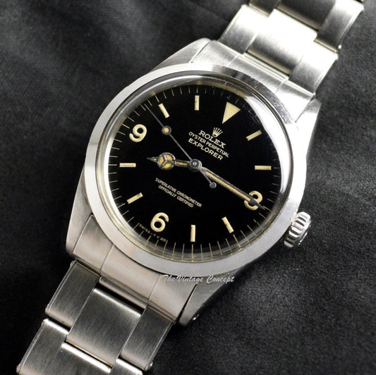 Rolex Steel Explorer Gilt Glossy Dial 1016 (SOLD)