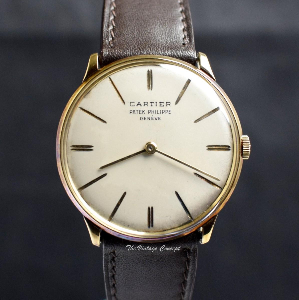 Patek Philippe 18K Yellow Gold  Cartier Calatrava Ref 2573