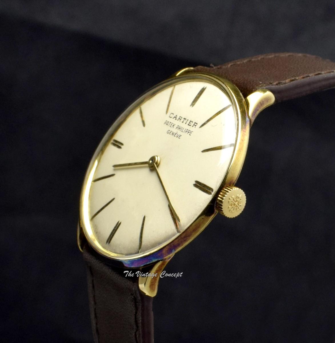 Patek Philippe 18K Yellow Gold  Cartier Calatrava Ref 2573