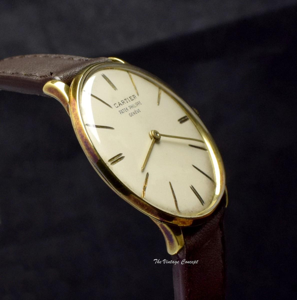 Patek Philippe 18K Yellow Gold  Cartier Calatrava Ref 2573