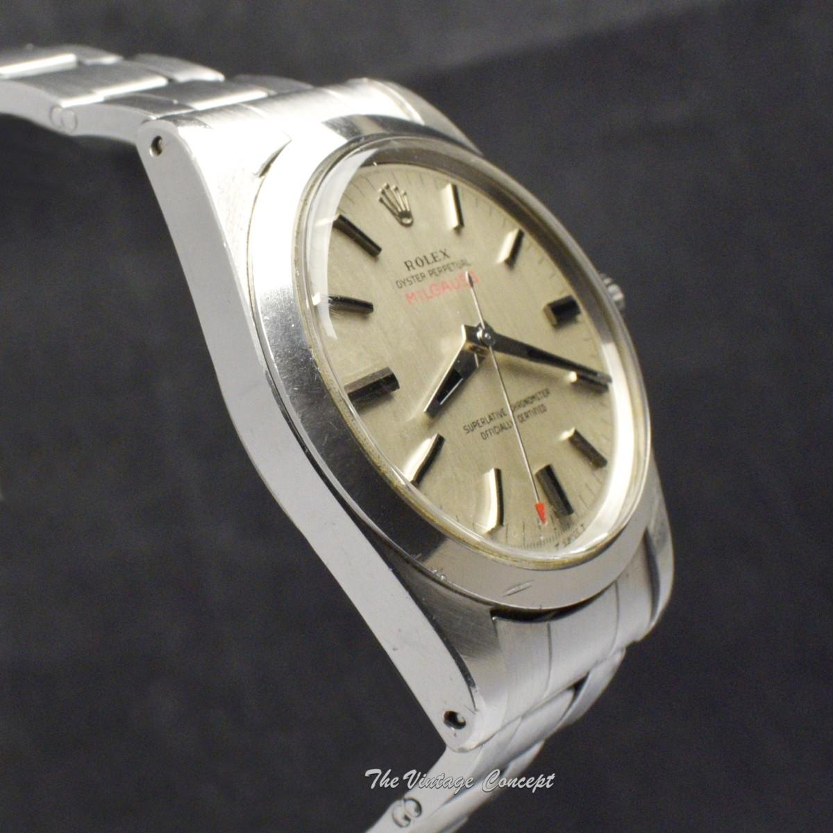 Rolex Steel Milgauss "CERN" Silver Dial 1019 (Box Set) (SOLD)