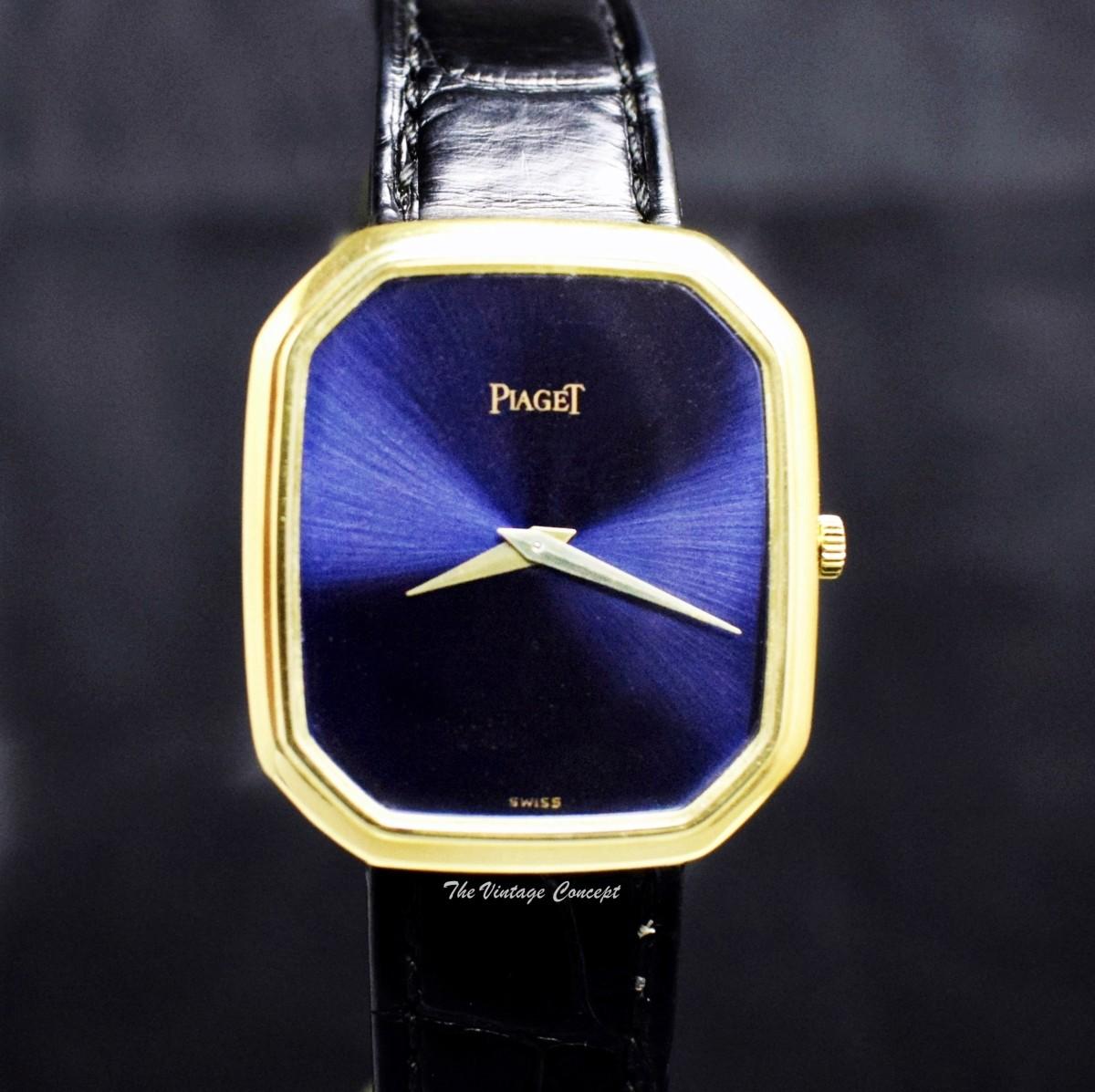 Piaget 18K Yellow Gold Purple Dial Manual Wind 9791