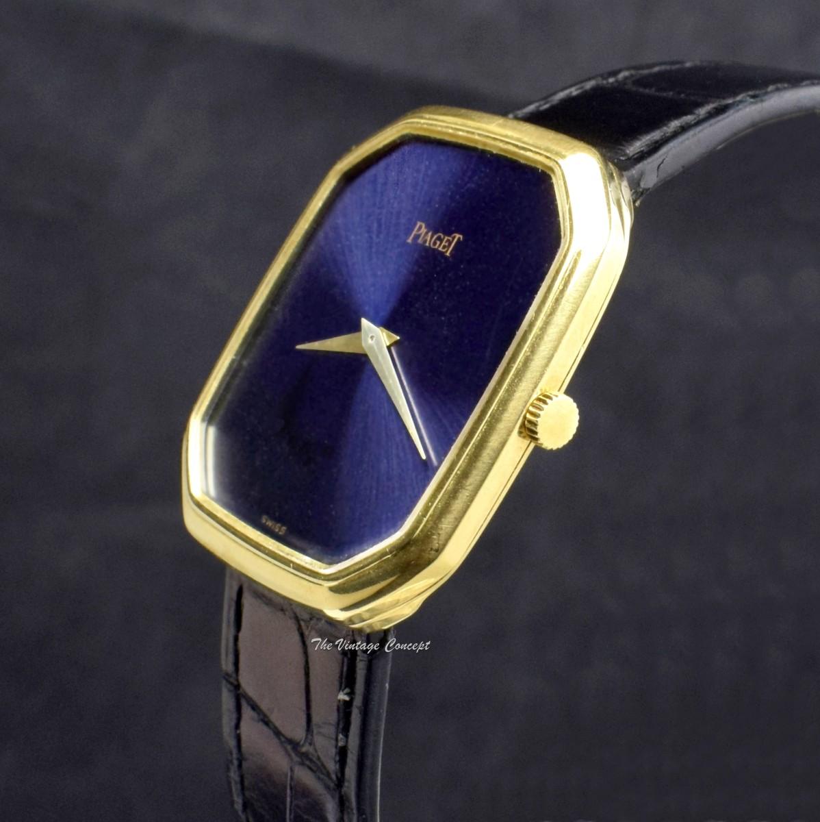 Piaget 18K Yellow Gold Purple Dial Manual Wind 9791