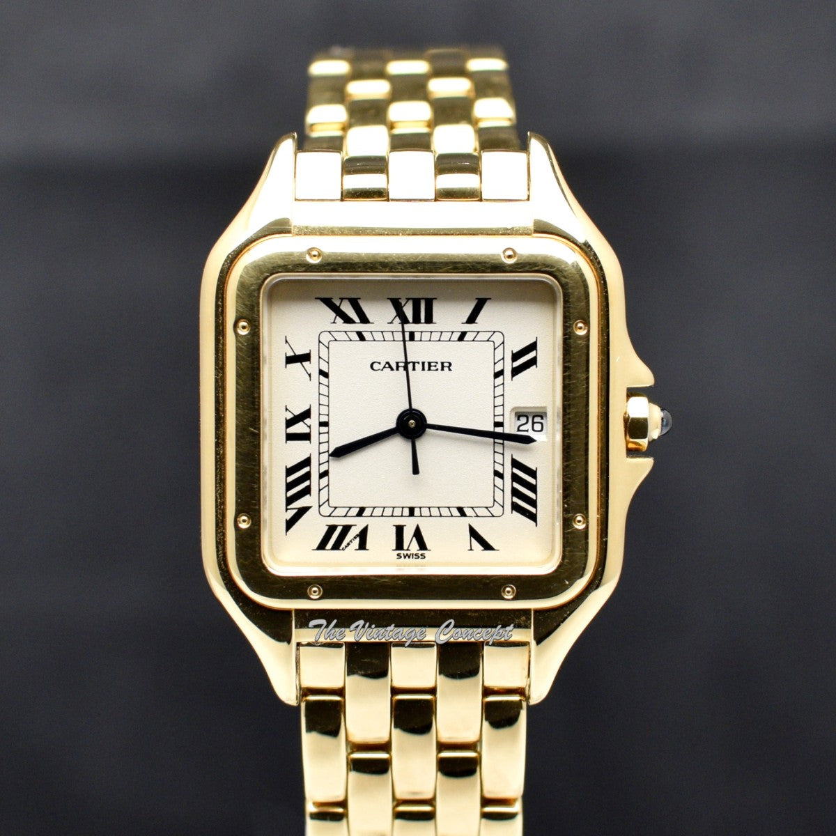 Cartier Yellow Gold Quartz Panthère Jumbo 106000M (Box Set) (SOLD)