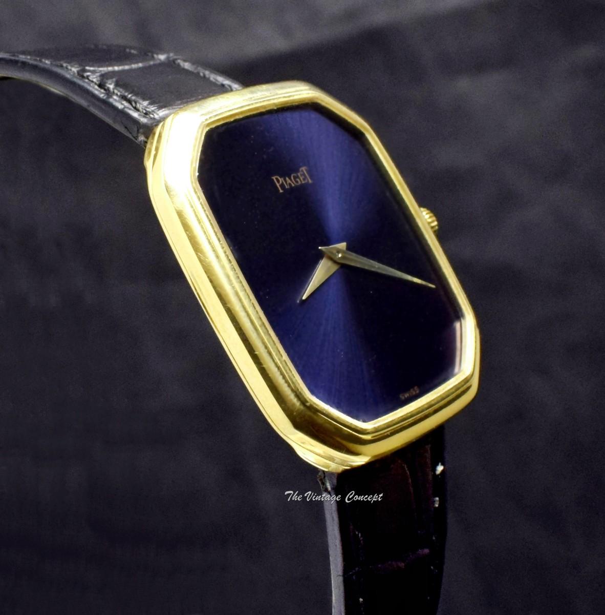 Piaget 18K Yellow Gold Purple Dial Manual Wind 9791