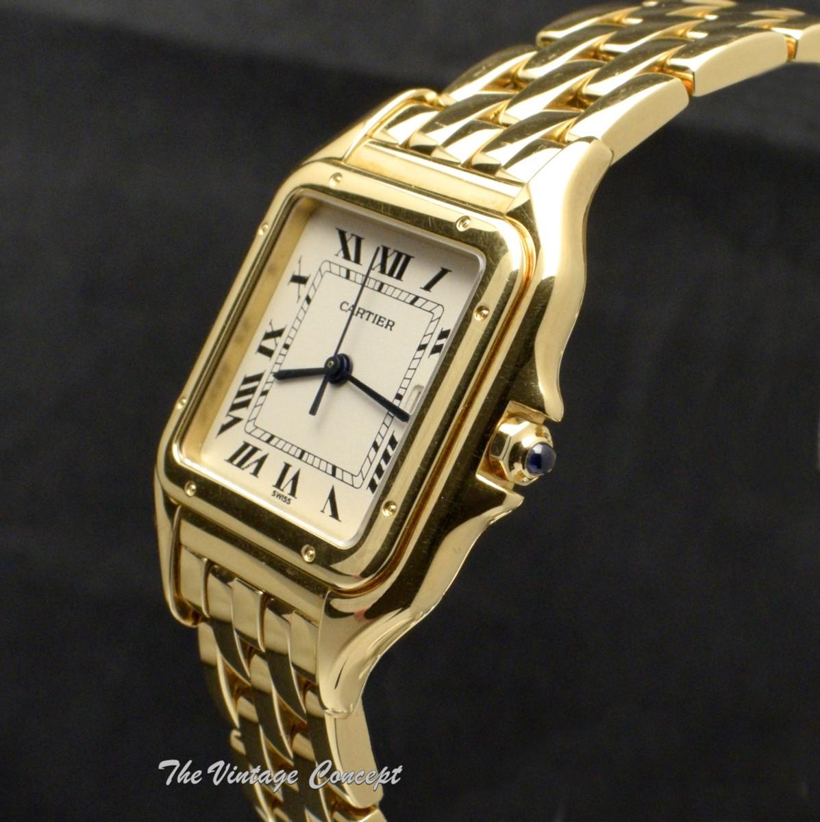 Cartier Yellow Gold Quartz Panthère Jumbo 106000M (Box Set) (SOLD)