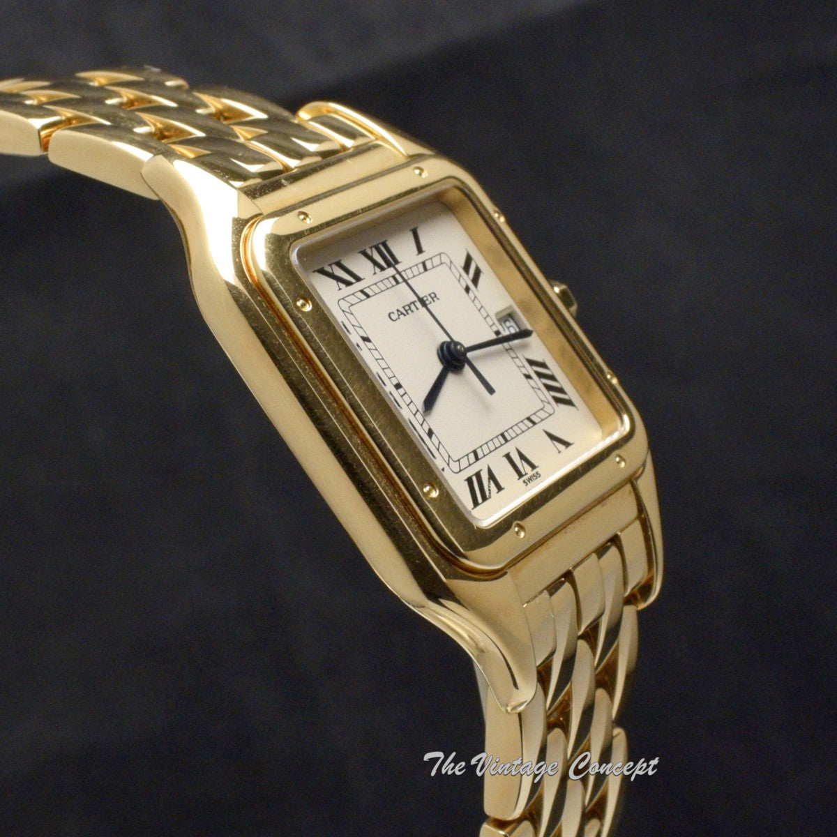 Cartier Yellow Gold Quartz Panthère Jumbo 106000M (Box Set) (SOLD)