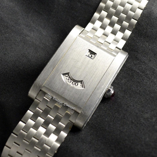 Cartier Tank à Guichets 150th Anniversary CPCP Platinum Jump Hour Limited Edition w/ Bracelet (SOLD)