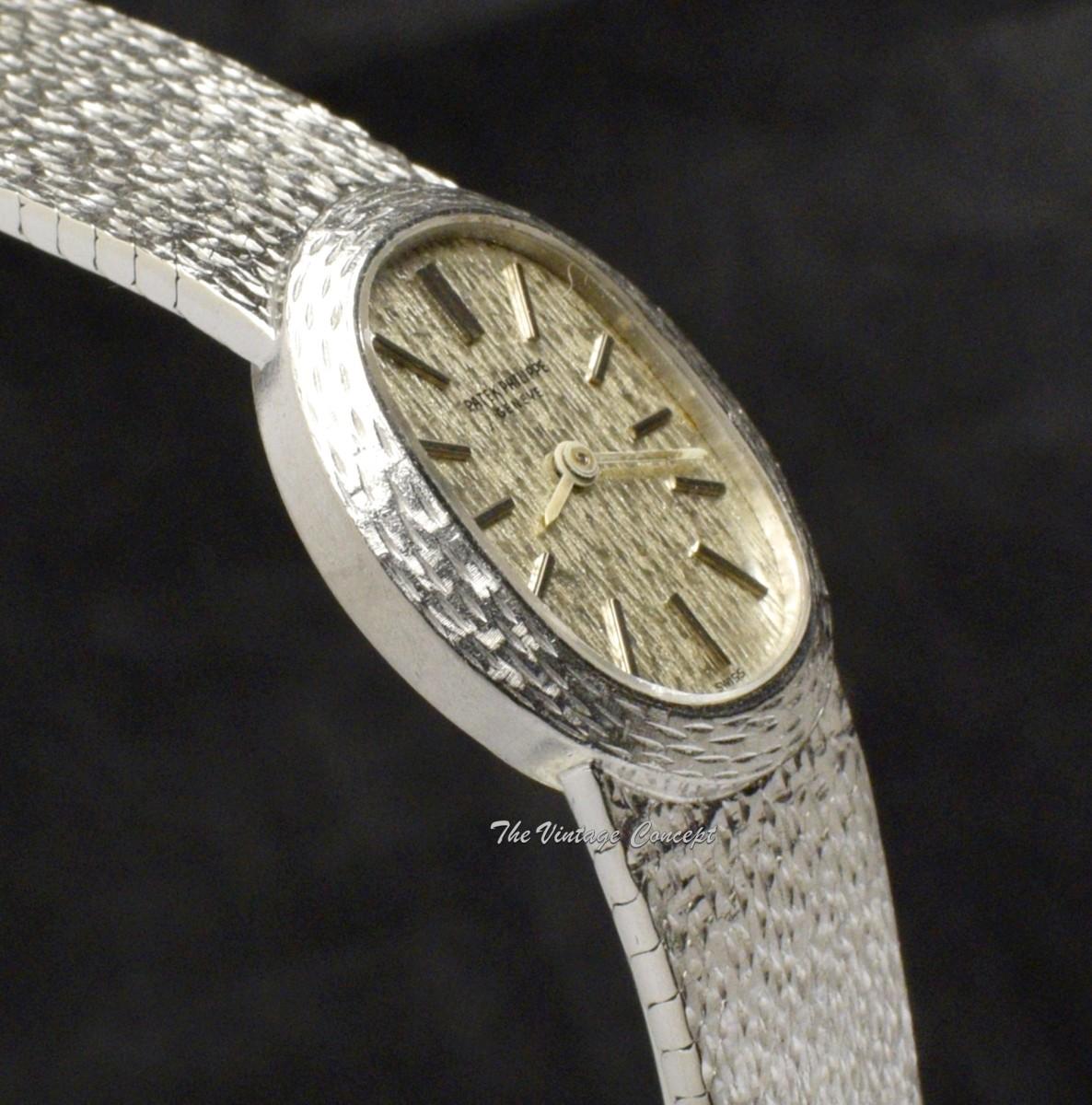 Patek Philippe Lady 18K White Gold Ellipse 4111/1 Manual Wind Watch (SOLD)