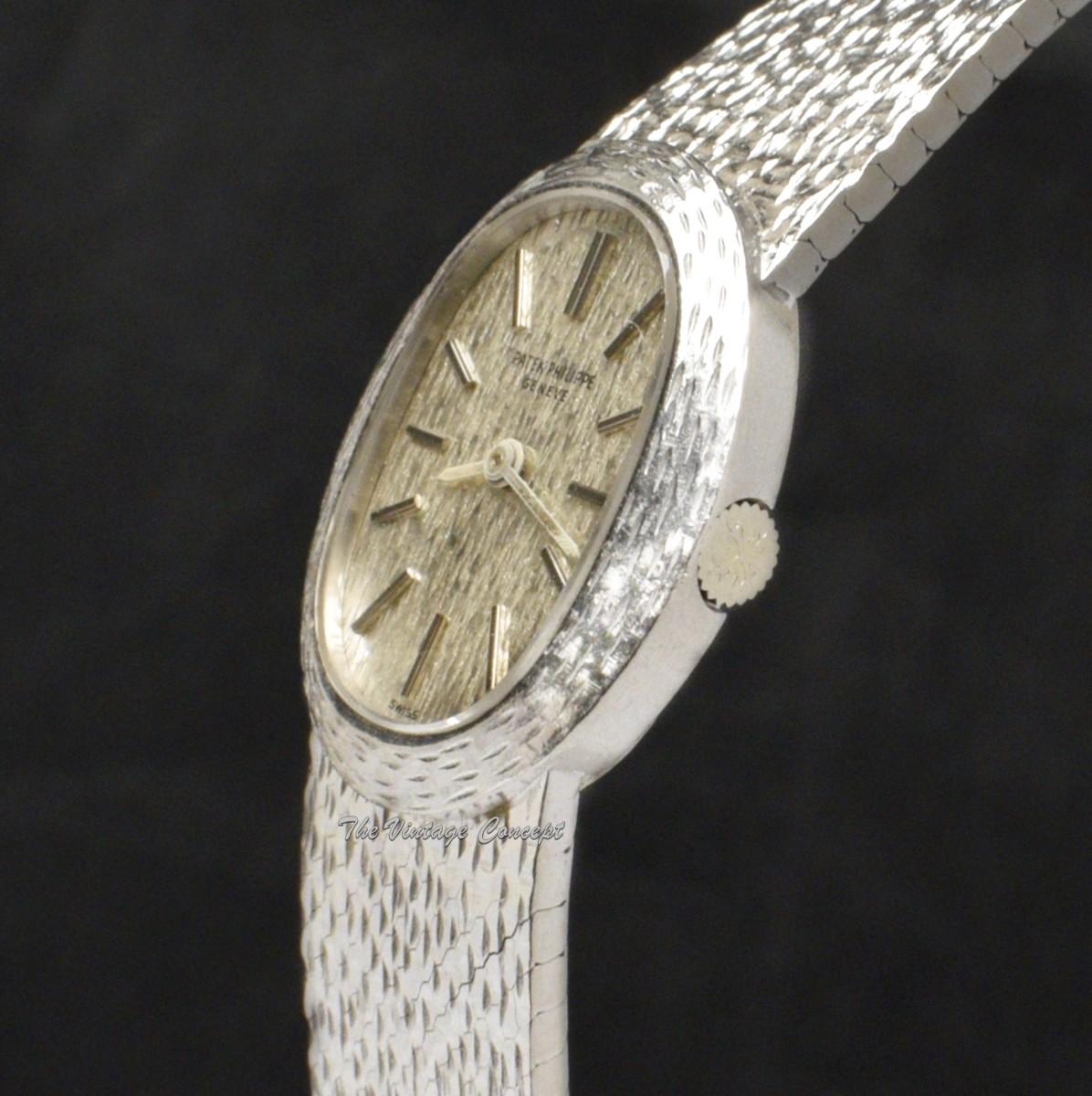 Patek Philippe Lady 18K White Gold Ellipse 4111/1 Manual Wind Watch (SOLD)