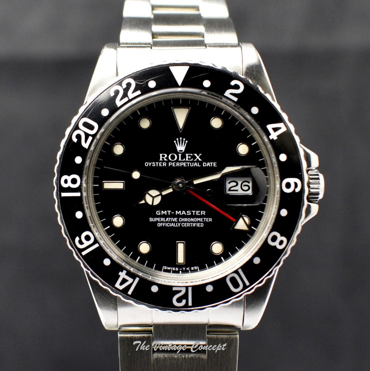 Rolex Steel GMT-Master Glossy Dial 16750 (SOLD)