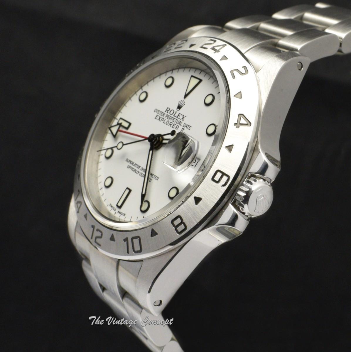 Rolex Explorer II White Dial 16570 w/ Original Paper (SOLD)