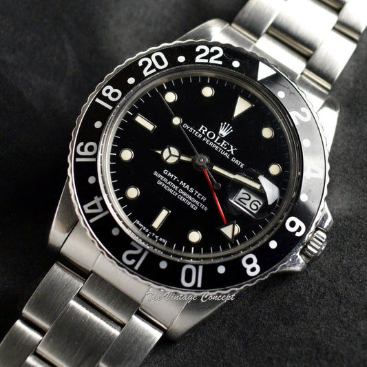 Rolex Steel GMT-Master Glossy Dial 16750 (SOLD)