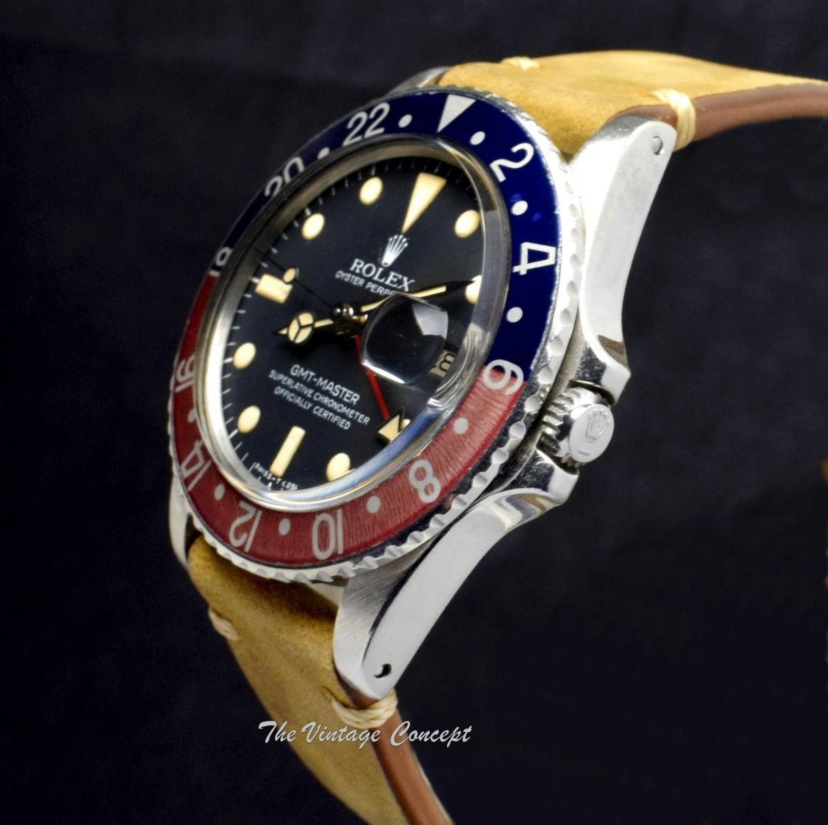 Rolex Steel GMT-Master Matte Dial 1675