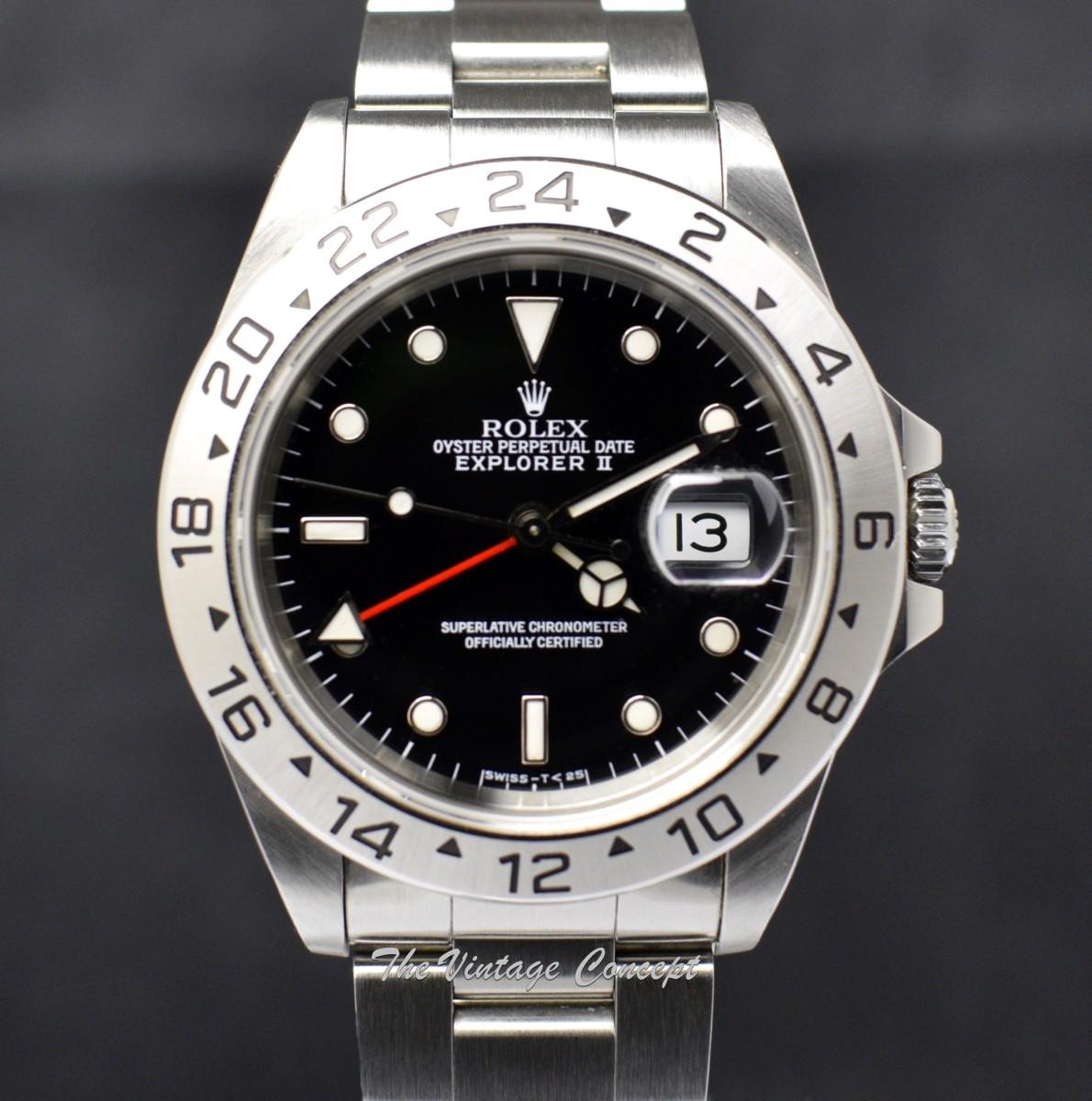 Rolex Explorer II Black Dial 16570 (SOLD)