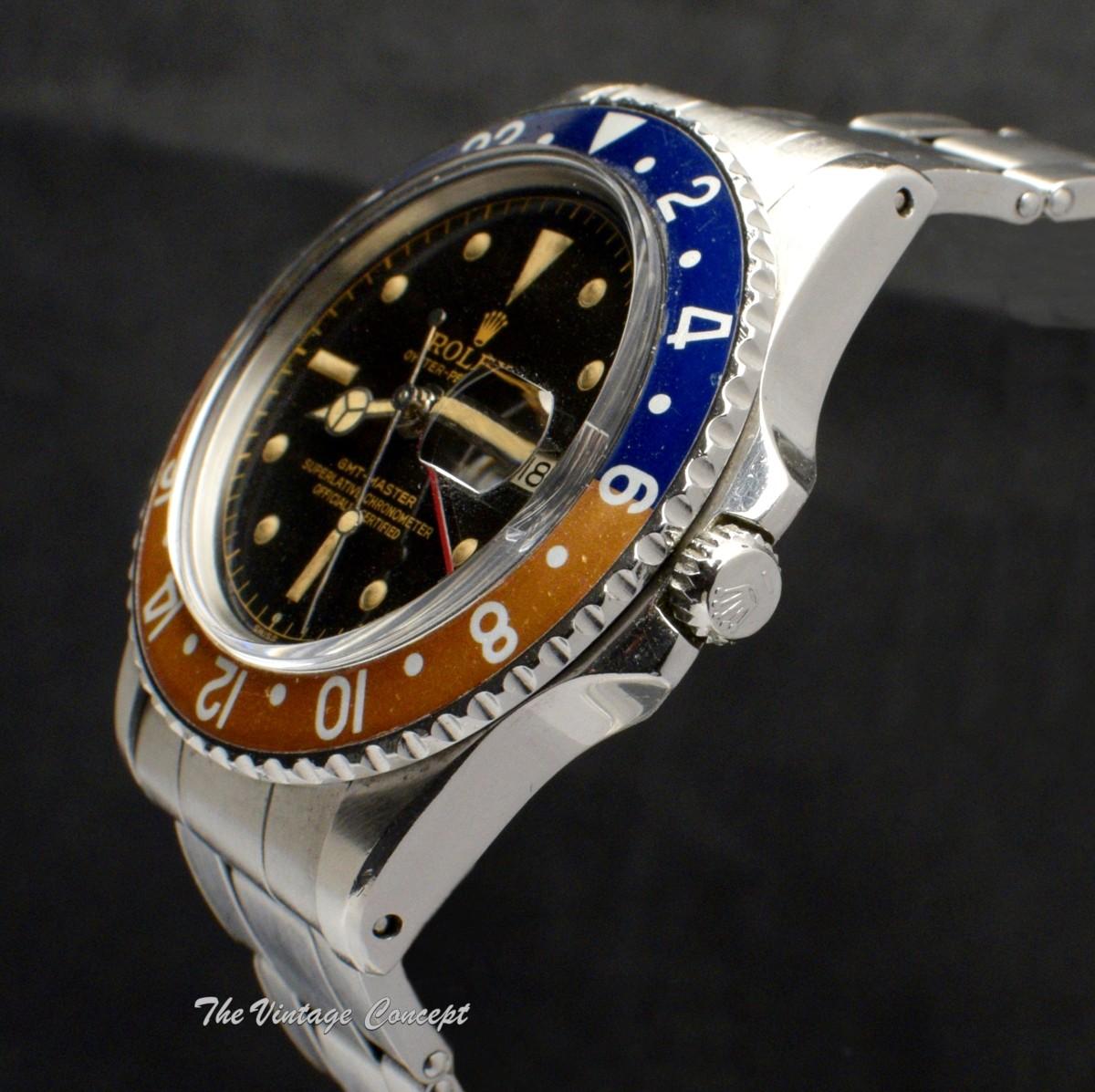 Rolex Steel Early GMT-Master Gilt Dial Chapter Ring Exclamation Dot 1675 (SOLD)