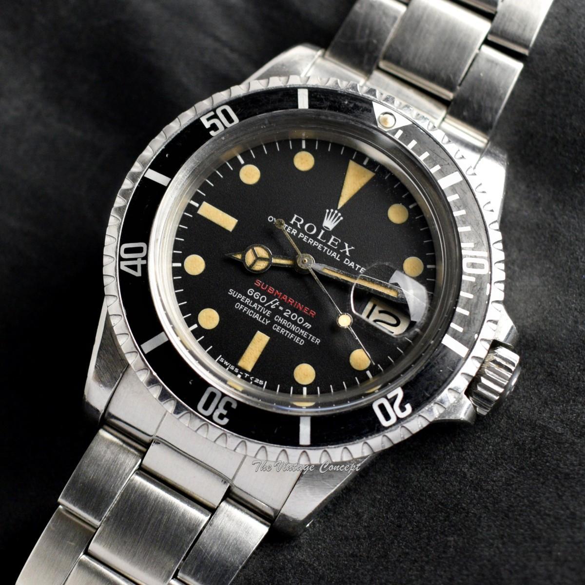 Rolex Submariner Single Red MK IV 1680 (SOLD)