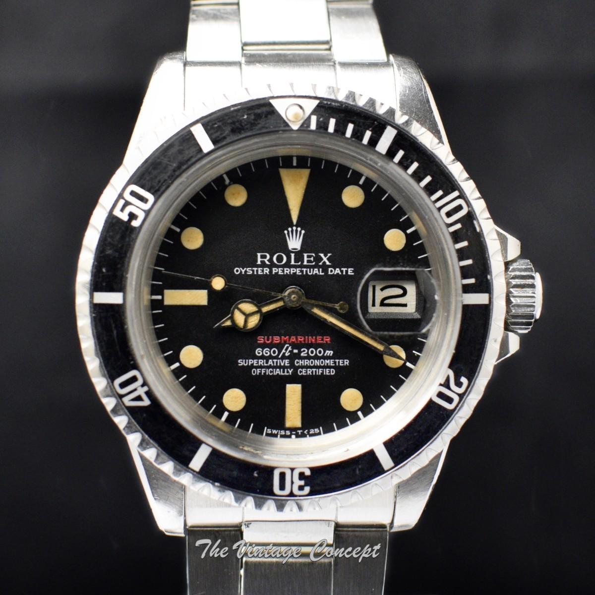 Rolex Submariner Single Red MK IV 1680 (SOLD)