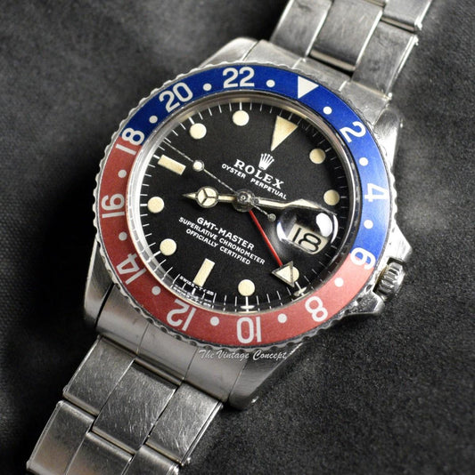 Rolex Steel GMT-Master Matte Dial 1675